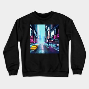 Cyberpunk Street View Crewneck Sweatshirt